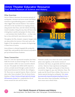 Forces of Nature - Fort Worth Museum of Science and History