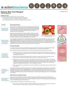 Bacteria - Ms. Forero`s Classroom Resources