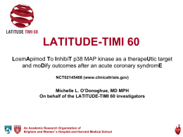 LATITUDE-TIMI 60 Slides - Clinical Trial Results