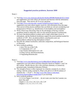 Suggested practice problems, Summer 2009 Week 1: 1) Visit http
