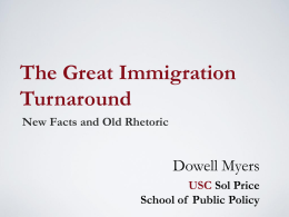 Dowell Myers, USC, presentation