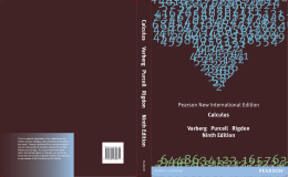Calculus Varberg Purcell Rigdon Ninth Edition Calculus Varberg