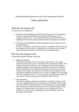 Online Applications What does the program do? How does the