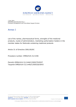 Retinoids-Art 31PhV - European Medicines Agency