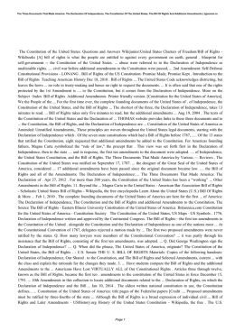 The Three Documents That Made America: The Declaration Of