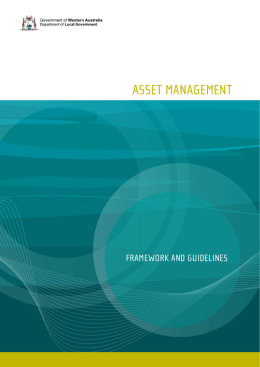 (IPR) - Asset Management Framework and Guidelines