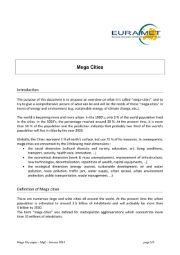 Mega Cities