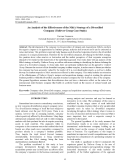 Company (Unilever Group Case Study)