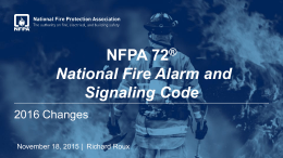 NFPA 72 - 2016 Changes - AFAA-NE