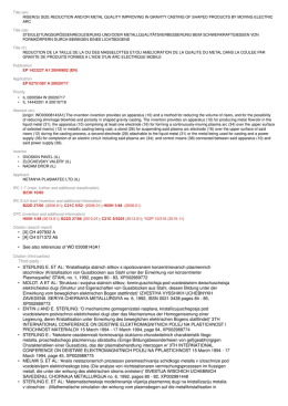 STERLING E. ET AL: `Krista - Searching for patents