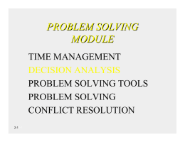 12 Decision Analysis, Presentation Slides.PPT [Read-Only]