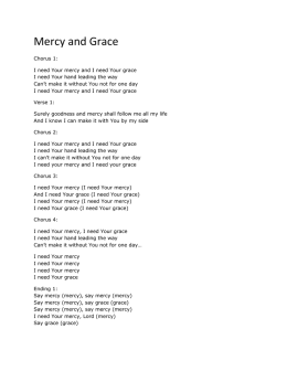 Mercy and Grace