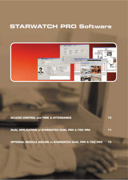 STARWATCH PRO Software