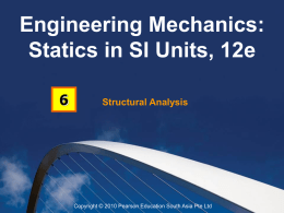 Engineering Mechanics: Statics in SI Units, 12e