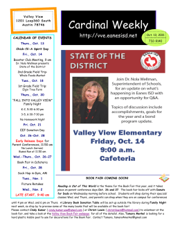 Cardinal Weekly - Valley View Elementary