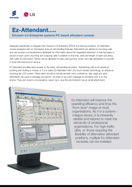Ez-Attendant..... - Aria Technologies