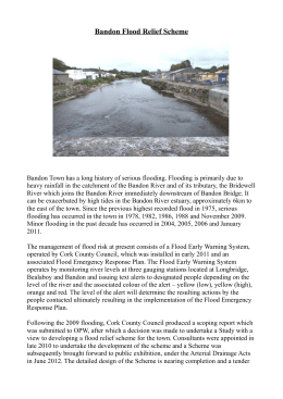 Bandon Flood Relief Scheme - The Office of Public Works