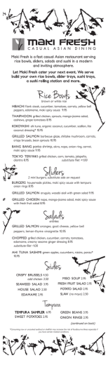 Sides Rice Bowls Sliders Salads