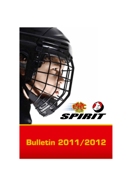 Bulletin 2011/2012 - EHC Biel Bienne Spirit