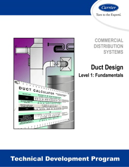 Duct Design, Level 1: Fundamentals