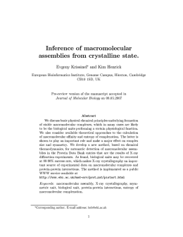 paper - European Bioinformatics Institute