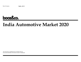 India Automotive Market 2020
