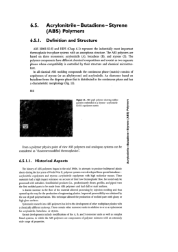 6.5. Acrylonitrile - Butadiene - Styrene (ABS