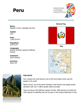Name: Republic of Peru, República del Peru Capital