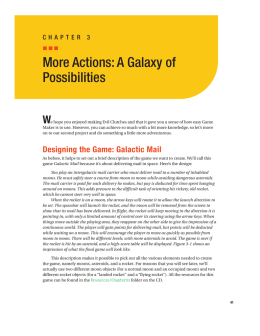 More Actions: A Galaxy of Possibilities