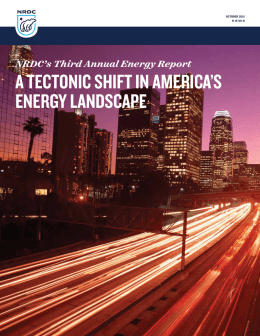 A Tectonic Shift in America`s Energy Landscape