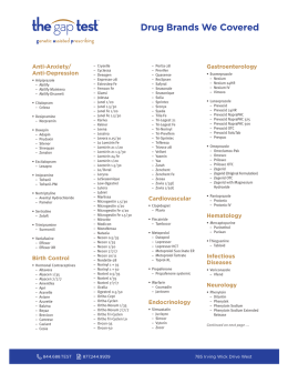 brands - The Gap Test