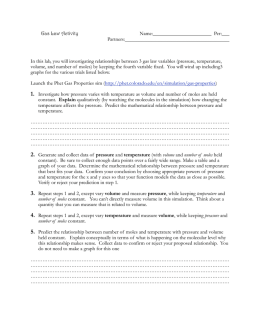 IDEAL GAS LAW ACTIVITY phet