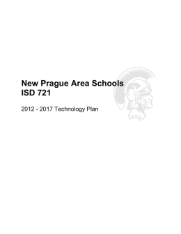 NPAS Technology Plan - New Prague Area Schools