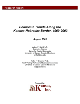 Economic Trends Along the Kansas-Oklahoma Border, 1969-2003