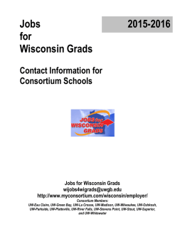 Career Services - Jobs 4 WI Grads