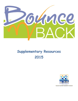 Supplementary Resources 2015