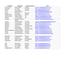 Site Coordinators