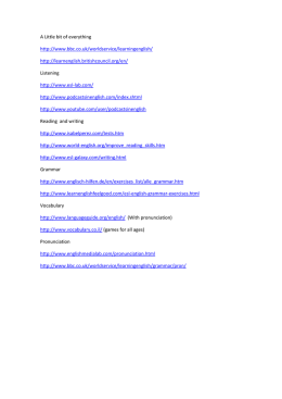 A Little bit of everything http://www.bbc.co.uk/worldservice