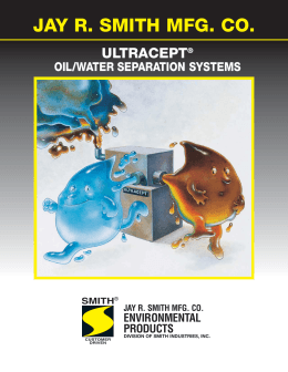 The Ultracept Oil/Water Separator :: An environmental plumbing