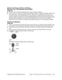 Chapter 2: The Prokaryotes, Viruses, and Protists