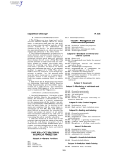 10 CFR 835 - Phil Rutherford Consulting