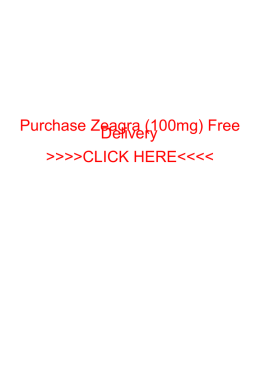Purchase Zeagra (100mg)