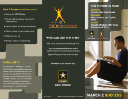 March 2 Success Brochure