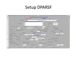 Setup DPARSF - The R