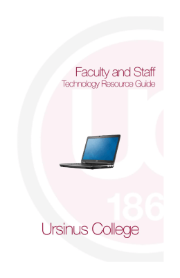 Faculty and Staff Technology Resource Guide ()