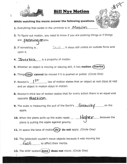 Bill Nye Motion
