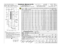 ? PILE N11» A400-070W ANDERSON" SEPARATOR C0. Sectl`of