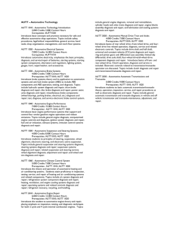 AUTT – Automotive Technology AUTT 1010