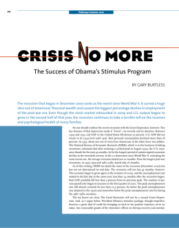 Crisis no More