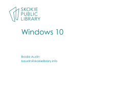 Windows 10 - skokielibrary.info